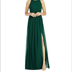 Never worn, tags still on Dessy bridesmaid dress in Hunter green